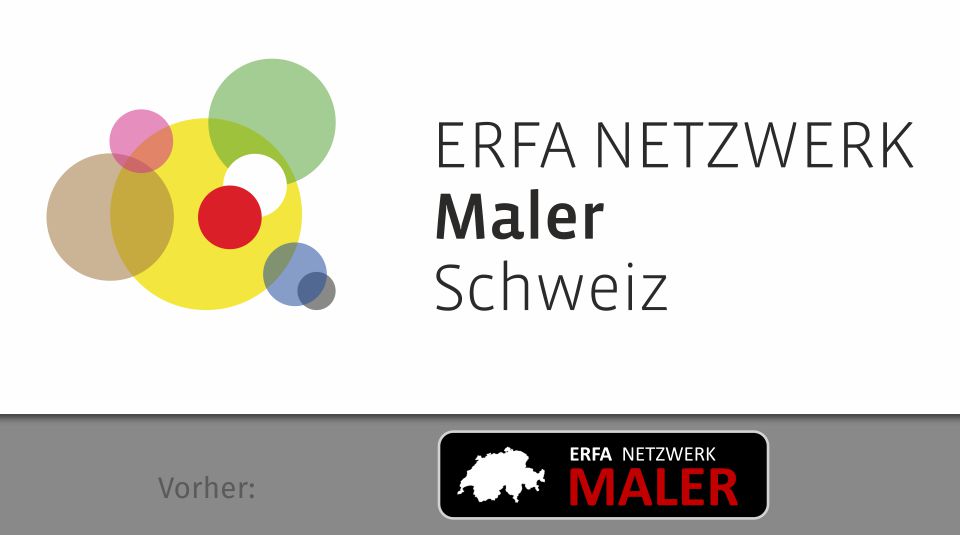 ERFA Netzwerk Maler Schweiz, Logo-Redesign